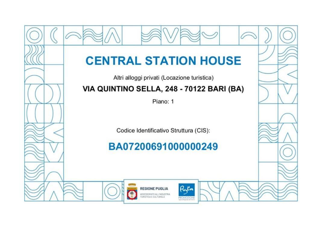 Central Station House Bari Esterno foto